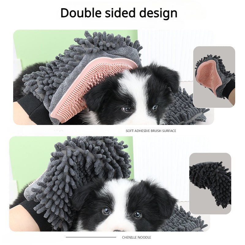 2-in-1 Pet Bathing Brush & Grooming Glove: The Ultimate Pet Grooming Tool - My Store