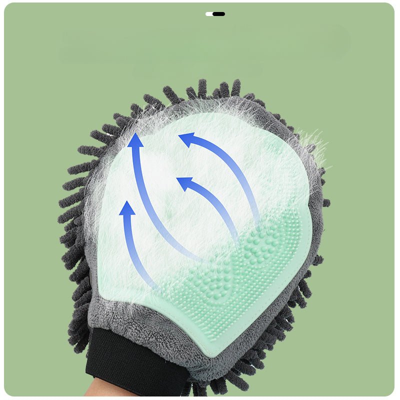 2-in-1 Pet Bathing Brush & Grooming Glove: The Ultimate Pet Grooming Tool - My Store