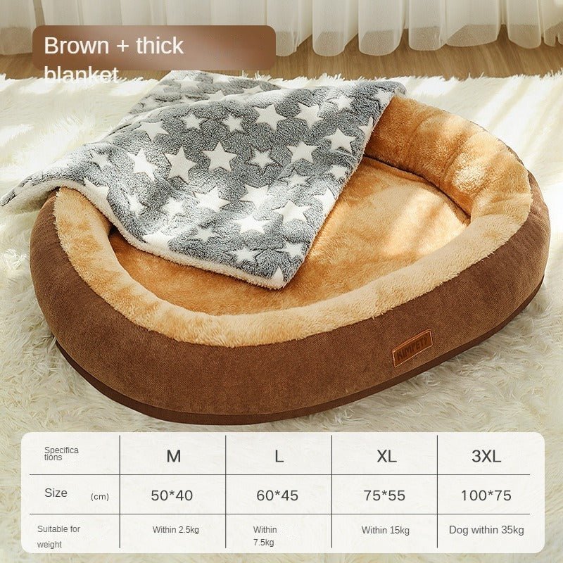 Cozy Cotton Removable & Washable Pet Bed - My Store