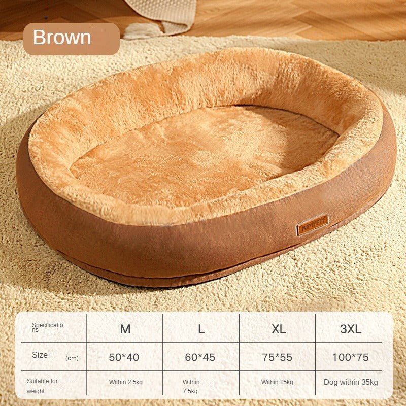 Cozy Cotton Removable & Washable Pet Bed 🐾 - My Store