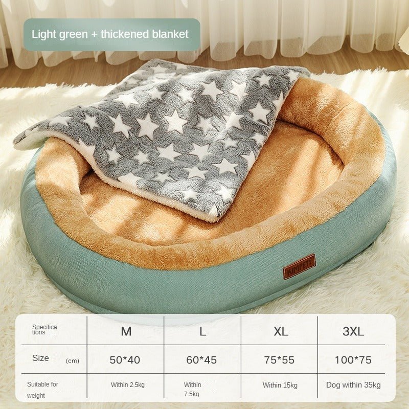 Cozy Cotton Removable & Washable Pet Bed - My Store