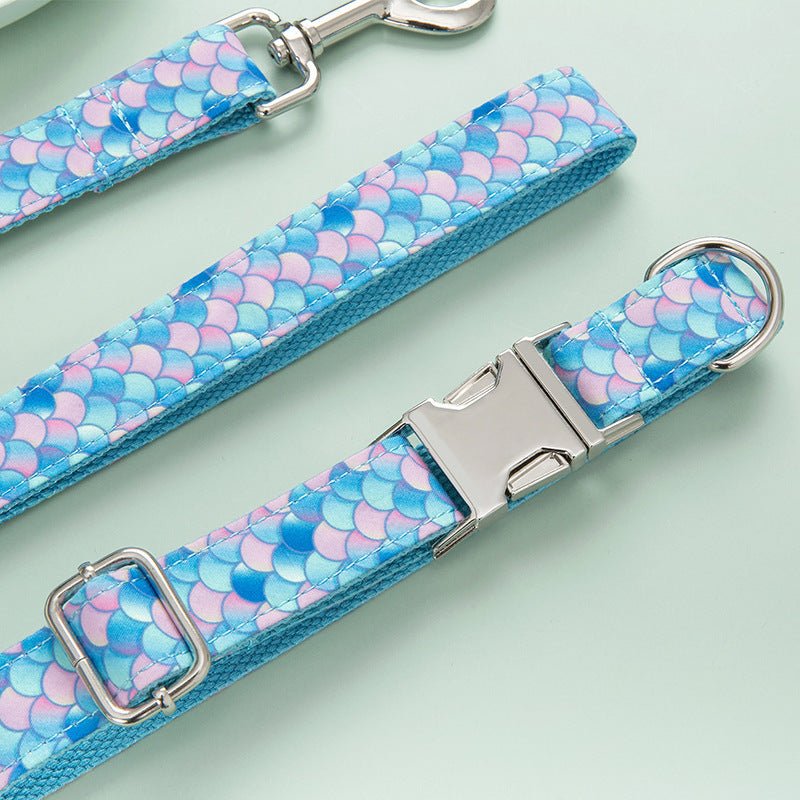 Mermaid Fantasy Dog Leash & Collar Set - My Store